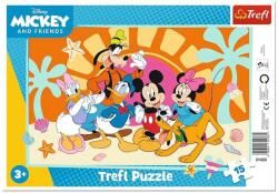 Trefl - Puzzle Curious Mickey - 1 - 39 piese