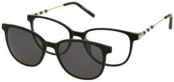 Solano Rame ochelari de vedere cu ClipON polarizat pentru Femei Solano CL 50041A, Plastic, Negru, 51 mm (CL 50041A)