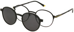 Solano Rame ochelari de vedere cu ClipON polarizat pentru Barbati Solano CL 10199D, Metal, Negru, 49 mm (CL 10199D)