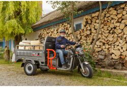 RDB Triciclu electric RDB X-Klass4, 3500W, Fara permis, 25 km h, autonomie 60 km, baterie 72V 32Ah, greutate maxima admisa 628 kg (X-Klass4albastru)