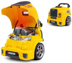 Milly Mally Model realist al părții frontale a mașinii cu capotă deschisă Milly Mally N-GINE galben Set bricolaj copii