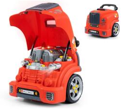 Milly Mally Model realistice al părții din față a mașinii cu capotă deschisă Milly Mally N-GINE roșu Set bricolaj copii