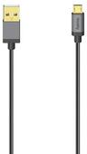 Hama 200500 USB-Micro-USB Kábel, fekete, 75 cm (200500)