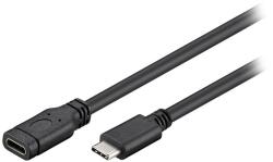 Goobay USB adapterkábel, Goobay, 1xUSB 3.1 Gen1, 1xUSB-C hüvely, Fekete (SOG-45393)