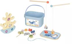 Tooky Toy Tooky Toy: 3 az 1-ben játékdoboz ügyességi játékokkal (TJ758) - jateknet