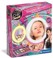 Clementoni Clementoni: Crazy Chic - unikornisos sminkstúdió körlámpával (18863) - jateknet
