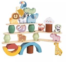 Tooky Toy Tooky Toy: Állatos egyensúlyozó- és toronyépítő játék (TJ004) - jateknet