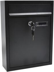 GEKO Postaláda 320x240x80mm fekete 15698 (G10921)