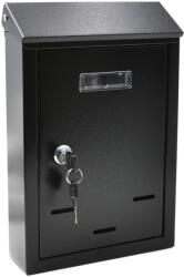 GEKO Postaláda 300x207x65mm fekete 15699 (G10920)