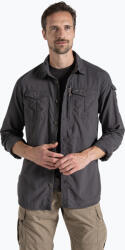 Craghoppers Férfi ing Craghoppers NosiLife Adventure Long Sleeved Shirt III black pepper