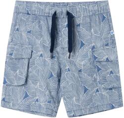 vidaXL Sötétkék gyerekrövidnadrág húzózsinórral 104, 30°C-ig mosógépben mosható 12600 (12600)