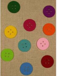 Pentart Filcfigura - Gomb alakú filcfigura /4 cm/ (10 db/cs) (27476)
