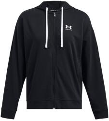 Under Armour Női sportos cipzáras pulcsi Under Armour RIVAL TERRY OS FZ HOODED W fekete 1386043-002 - S