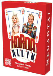 Asmodee Korda All-in Klasszikus francia kártyapakli (52 lap + 3 Joker)