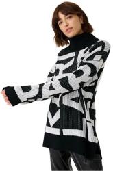 KARL LAGERFELD Női BOLD LOGO Pulóver, S méret, Fekete