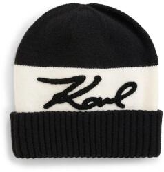  Karl Lagerfeld női téli sapka RUGBY fekete, univerzális