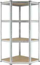  Corner Easy sarokpolc tároló állvány 4 polccal 180x70x40 cm 21131