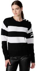 KARL LAGERFELD PARIS női pulóver BOLD STRIPE L