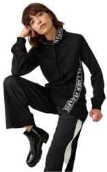 KARL LAGERFELD fekete női LOGO TAPE pulóver L