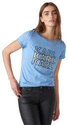  KARL LAGERFELD női kék póló S méret