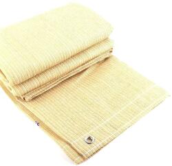  Nap árnyékoló vitorlák, 200 gsm magas színvonalú, UV -ellenes védelem, Bézs, 2mx4m