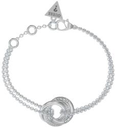 Guess Bratara Guess Perfect dublu lant cu cercuri si cristale JUBB04063JWRH