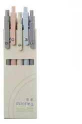 Newalor Pixuri cu Gel, Varf Fin de 0.42 mm, Cerneala Neagra, Newalor, 5 Bucati (MRK-NW18)