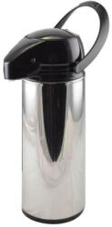 Perfect Home Termos din Inox cu Pompa, 1.9 l, Argintiu, Perfect Home (MRK-13984)