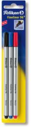 Pelikan Pelikan Fineliner 96 farbig sortiert schwarz/rot/blau 0.4mm Blister (940627) (940627) (940627)