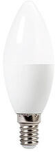 NEDES E14 LED lámpa (8W/160°) gyertya - hideg fehér (ZLS704)
