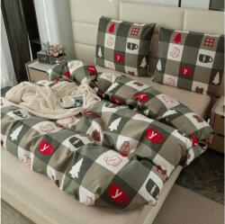  Mikroszálas flanel ágyneműhuzat CHRISTMAS SOCKS zöld Ágyneműhuzat mérete: 70 x 90 cm | 140 x 220 cm