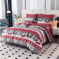  Mikroszálas flanel ágyneműhuzat SNOWY FOREST szürke Ágyneműhuzat mérete: 70 x 90 cm | 140 x 220 cm