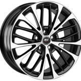 RC RACING RC-248 Fekete polírozott 5/114, 3 18x8 ET50 60, 1 - teligumi