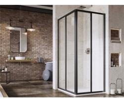 RAVAK Supernova SRV2-75 195 S zuhanykabin fekete, transparent (RAV-14V303O2Z1)