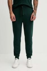 HUGO BOSS pamut melegítőnadrág fekete, sima, 50489617 - zöld S - answear - 35 400 Ft