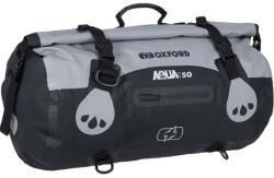 Oxford Geantă Oxford Aqua T-50 Roll Bag 50 l impermeabilă negru-gri (AIM006-304)