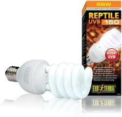 Exo Terra Terra Reptile UVB 150 Desert Compact Bulb - Neon Repti Glo 26 W