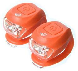 Velotech kerékpár szilikon lámpa szett