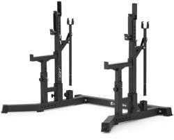 inSPORTline Erősítő bench press állvány inSPORTline X-NT CR20 IPF Combo Rack, biztonsági karok, tartós acélszerkezet, gumírozott lábak, praktikus emelők