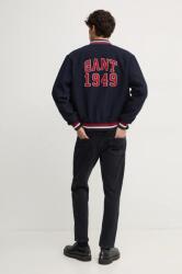 Gant gyapjú bomber dzseki sötétkék, átmeneti, 7006490 - sötétkék M