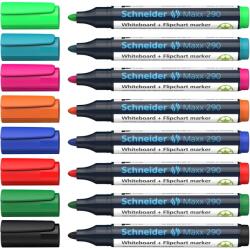 Schneider Marker SCHNEIDER Maxx 290, pentru tabla de scris+flipchart, varf rotund 2-3mm (S-12900)
