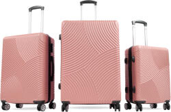 AGA Bőrönd szett Aga Travel MR4654 Dark Pink - Rózsaszín (K14997) - kertaktiv