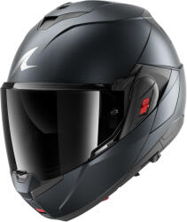 Shark Oxo Dark Shadow Mat Felnyitható Bukósisak+plexivel, Matt-kék-acél