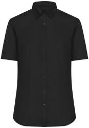 James & Nicholson (Daiber) Rövid ujjú női ing JN683 - Fekete | 3XL (1-JN683-1766649)