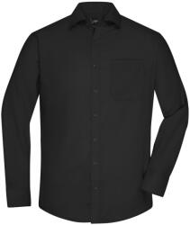Daiber Cămașă cu mâneci lungi pentru bărbați JN682 - Neagră | 4XL (JN682-1766621)