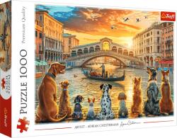 Trefl - Kutyák Velencében 1000 darabos kirakó (10944)