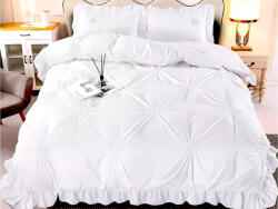 East Comfort Lenjerii de pat din catifea cu broderie, 6 piese, STB09 Lenjerie de pat