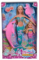 Simba Toys Steffi Love és Évi sellőlányok delfinnel - Marmaid Friends