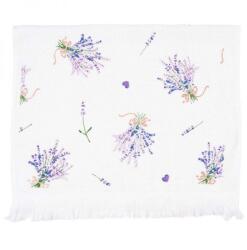 Clayre & Eef Levendulás konyhai kéztörlő - 66x40 cm - Lavender Garden (VR-CTLAG)