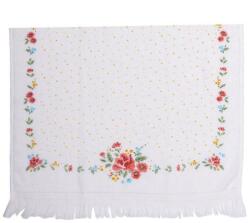 Clayre & Eef Rózsás konyhai kéztörlő - 66x40 cm - Little Rose (VR-CTLRC2)